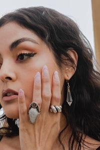 GYPSUM handmade crystal earrings